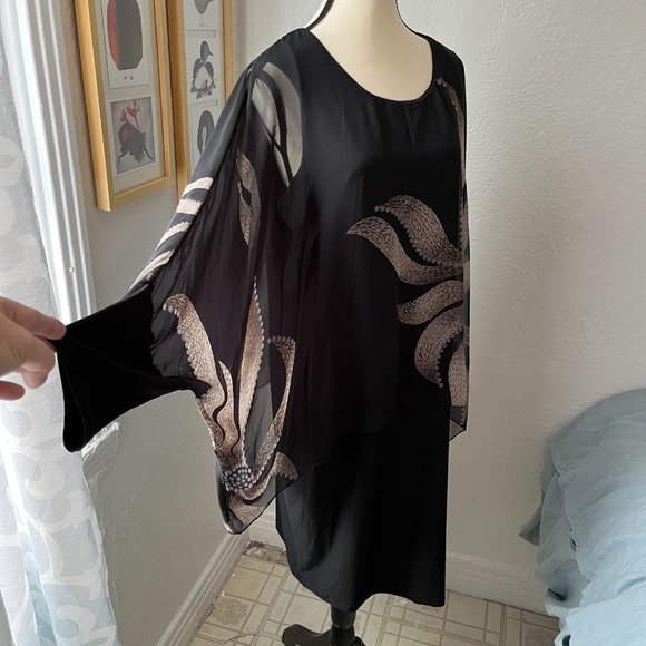 Alison Sheri Midi Length Dress Size XL - Picture 2 of 12